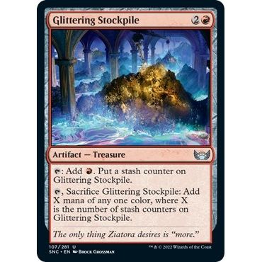 Image for Glittering Stockpile (107) (SNC) - Magic: The Gathering