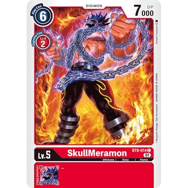 Image for SkullMeramon (BT8-014 C) (BT08) - Digimon Card Game