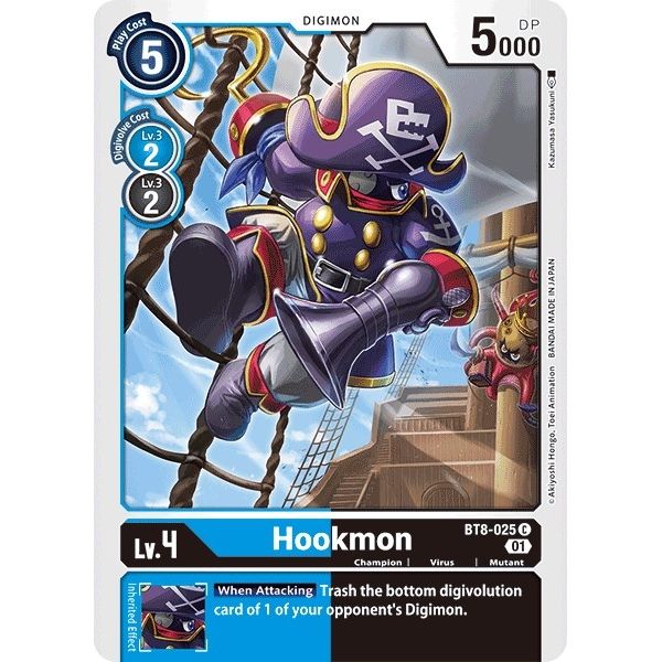 Image for Hookmon (BT8-025 C) (BT08) - Digimon Card Game
