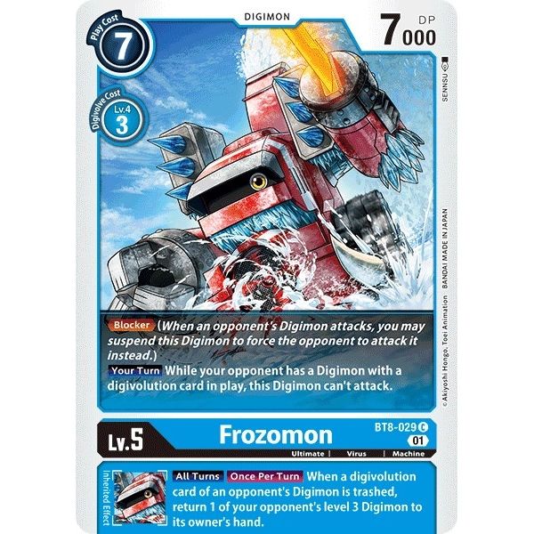 Image for Frozomon (BT8-029 C) (BT08) - Digimon Card Game