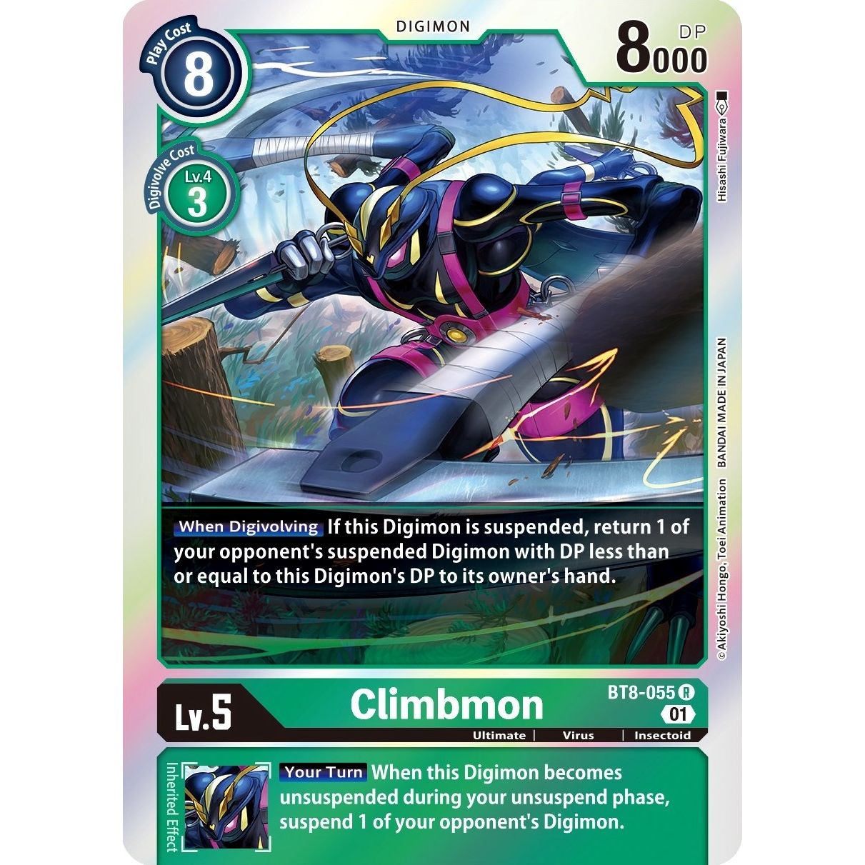 Image for Climbmon (BT8-055 R) (BT08) - Digimon Card Game