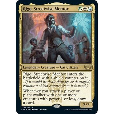 Image for Rigo, Streetwise Mentor (215) (SNC) - Magic: The Gathering