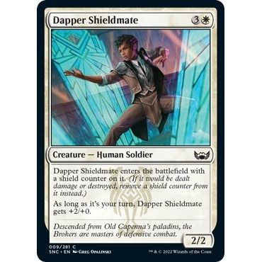 Image for Dapper Shieldmate (9) (SNC) - Magic: The Gathering