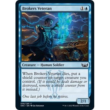 Image for Brokers Veteran (36) (SNC) - Magic: The Gathering