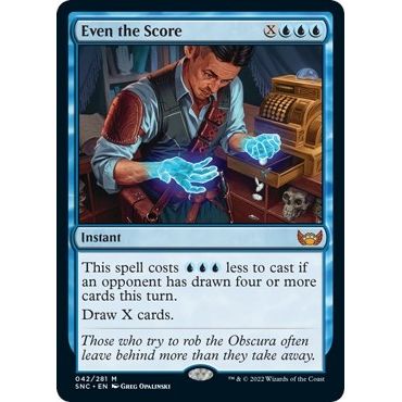 Image for Even the Score (42) (SNC) - Magic: The Gathering