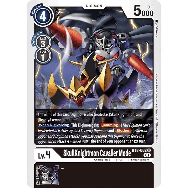 Image for SkullKnightmon Cavalier Mode (BT8-062 U) (BT08) - Digimon Card Game