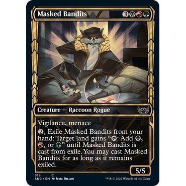 Image for Masked Bandits (Showcase) (319) (SNC) - Magic: The Gathering