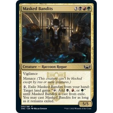 Image for Masked Bandits (201) (SNC) - Magic: The Gathering
