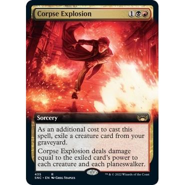 Image for Corpse Explosion (Extended Art) (435) (SNC) - Magic: The Gathering
