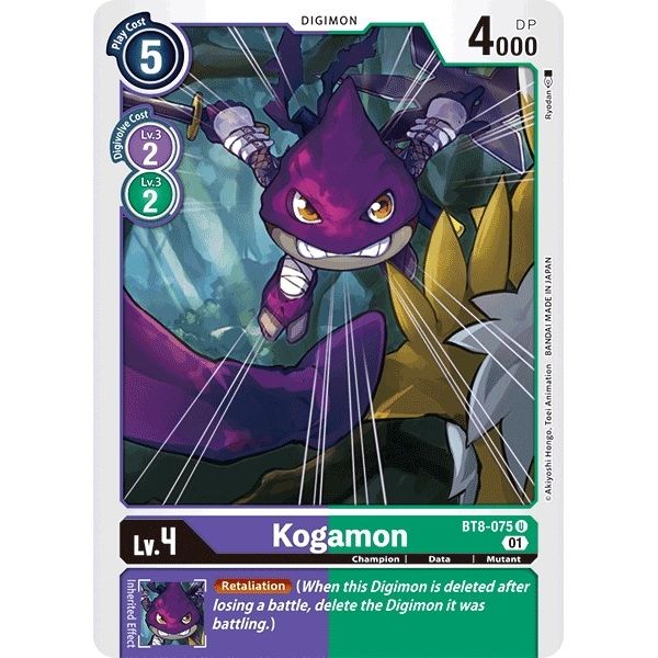 Image for Kogamon (BT8-075 U) (BT08) - Digimon Card Game