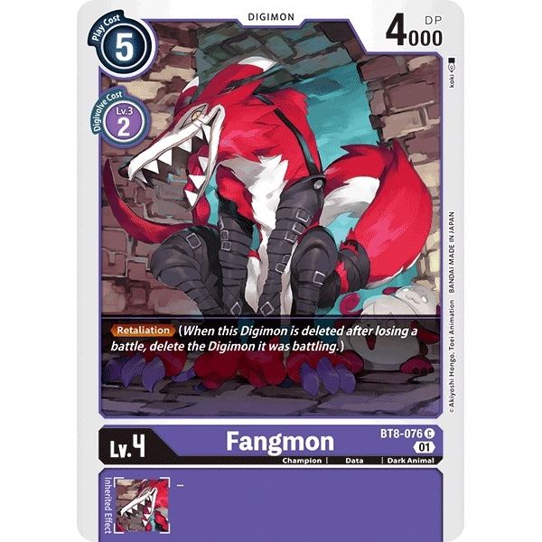 Image for Fangmon (BT8-076 C) (BT08) - Digimon Card Game