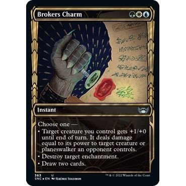 Image for Brokers Charm (Gilded Foil) (363) (SNC) - Magic: The Gathering