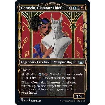 Image for Cormela, Glamour Thief (Gilded Foil) (366) (SNC) - Magic: The Gathering