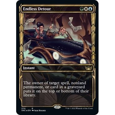 Image for Endless Detour (Gilded Foil) (370) (SNC) - Magic: The Gathering