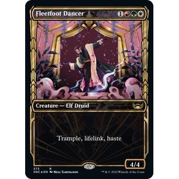 Image for Fleetfoot Dancer (Gilded Foil) (373) (SNC) - Magic: The Gathering