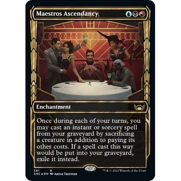 Image for Maestros Ascendancy (Gilded Foil) (381) (SNC) - Magic: The Gathering