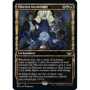 Image for Obscura Ascendancy (Gilded Foil) (387) (SNC) - Magic: The Gathering
