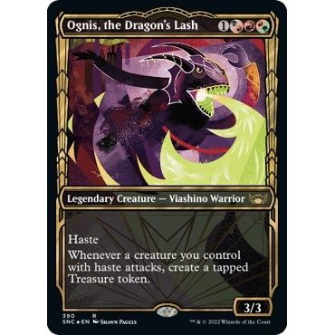 Image for Ognis, the Dragon's Lash (Gilded Foil) (390) (SNC) - Magic: The Gathering