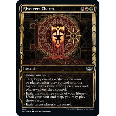Image for Riveteers Charm (Gilded Foil) (396) (SNC) - Magic: The Gathering