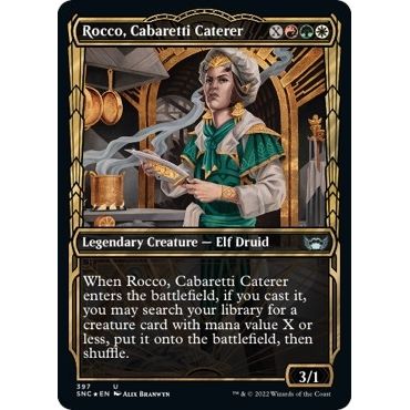 Image for Rocco, Cabaretti Caterer (Gilded Foil) (397) (SNC) - Magic: The Gathering