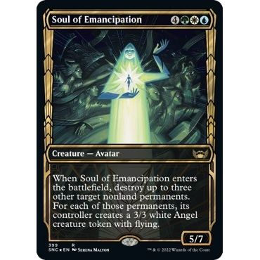 Image for Soul of Emancipation (Gilded Foil) (399) (SNC) - Magic: The Gathering