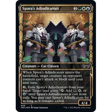 Image for Spara's Adjudicators (Gilded Foil) (400) (SNC) - Magic: The Gathering