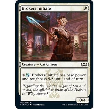 Image for Brokers Initiate (5) (SNC) - Magic: The Gathering