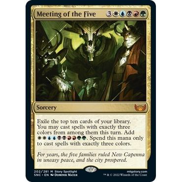 Image for Meeting of the Five (202) (SNC) - Magic: The Gathering