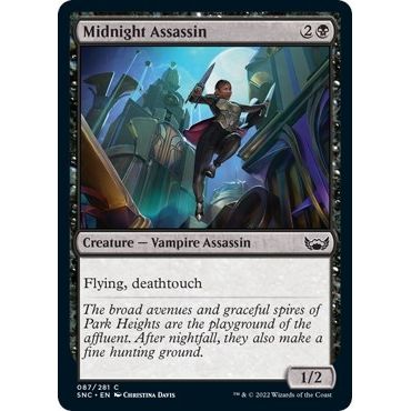 Image for Midnight Assassin (87) (SNC) - Magic: The Gathering