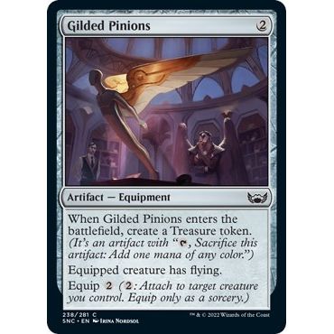 Image for Gilded Pinions (238) (SNC) - Magic: The Gathering