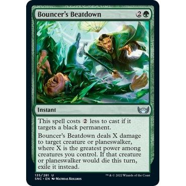 Image for Bouncer's Beatdown (135) (SNC) - Magic: The Gathering