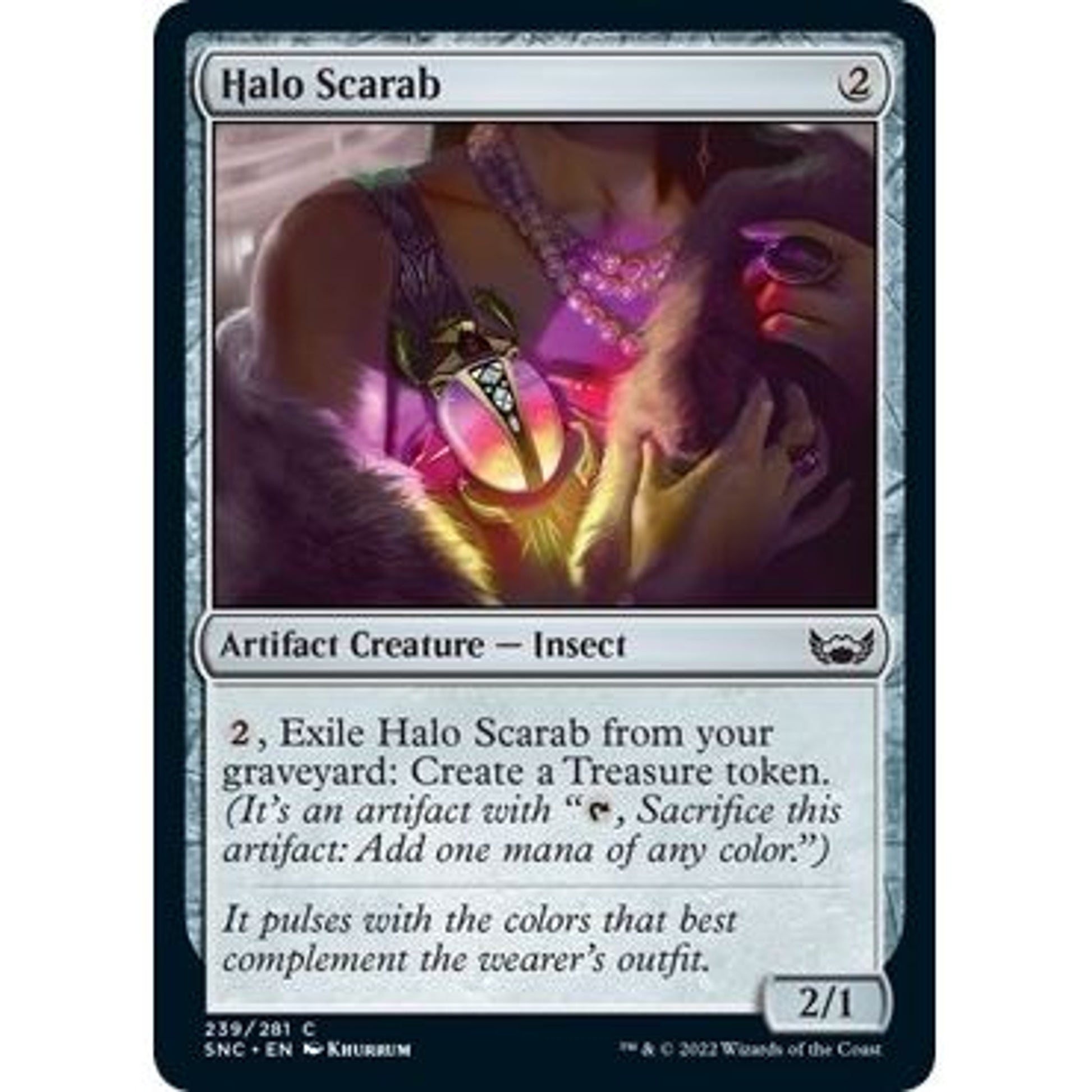 Image for Halo Scarab (239) (SNC) - Magic: The Gathering