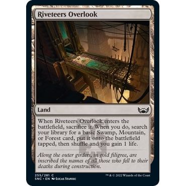 Image for Riveteers Overlook (255) (SNC) - Magic: The Gathering