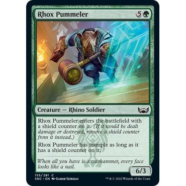 Image for Rhox Pummeler (155) (SNC) - Magic: The Gathering