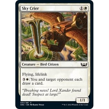 Image for Sky Crier (31) (SNC) - Magic: The Gathering