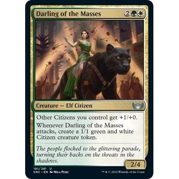 Image for Darling of the Masses (181) (SNC) - Magic: The Gathering