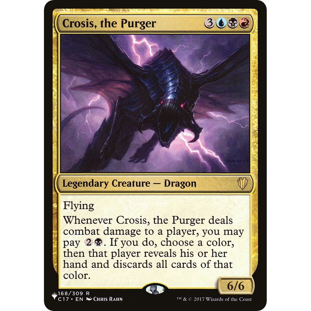 Image for Crosis, the Purger (168/309) (LIST) - Magic: The Gathering