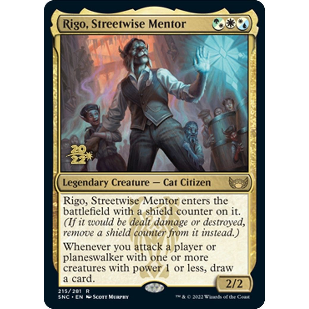 Image for Rigo, Streetwise Mentor (215) (PRE) - Magic: The Gathering