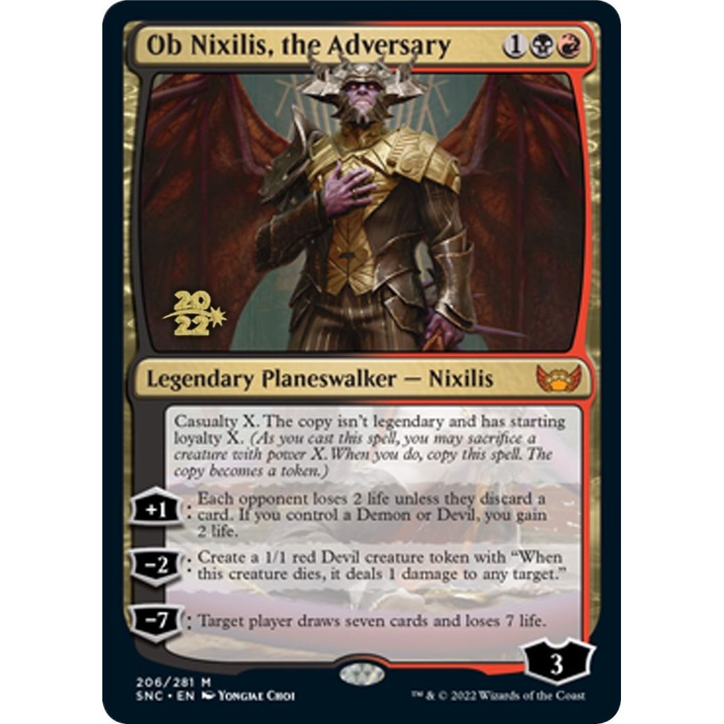 Image for Ob Nixilis, the Adversary (206) (PRE) - Magic: The Gathering
