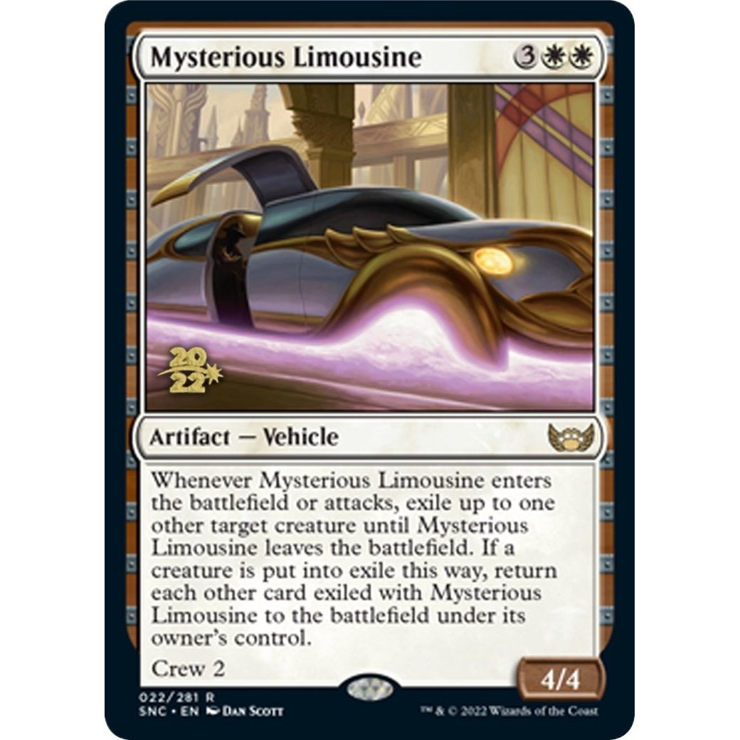 Image for Mysterious Limousine (22) (PRE) - Magic: The Gathering