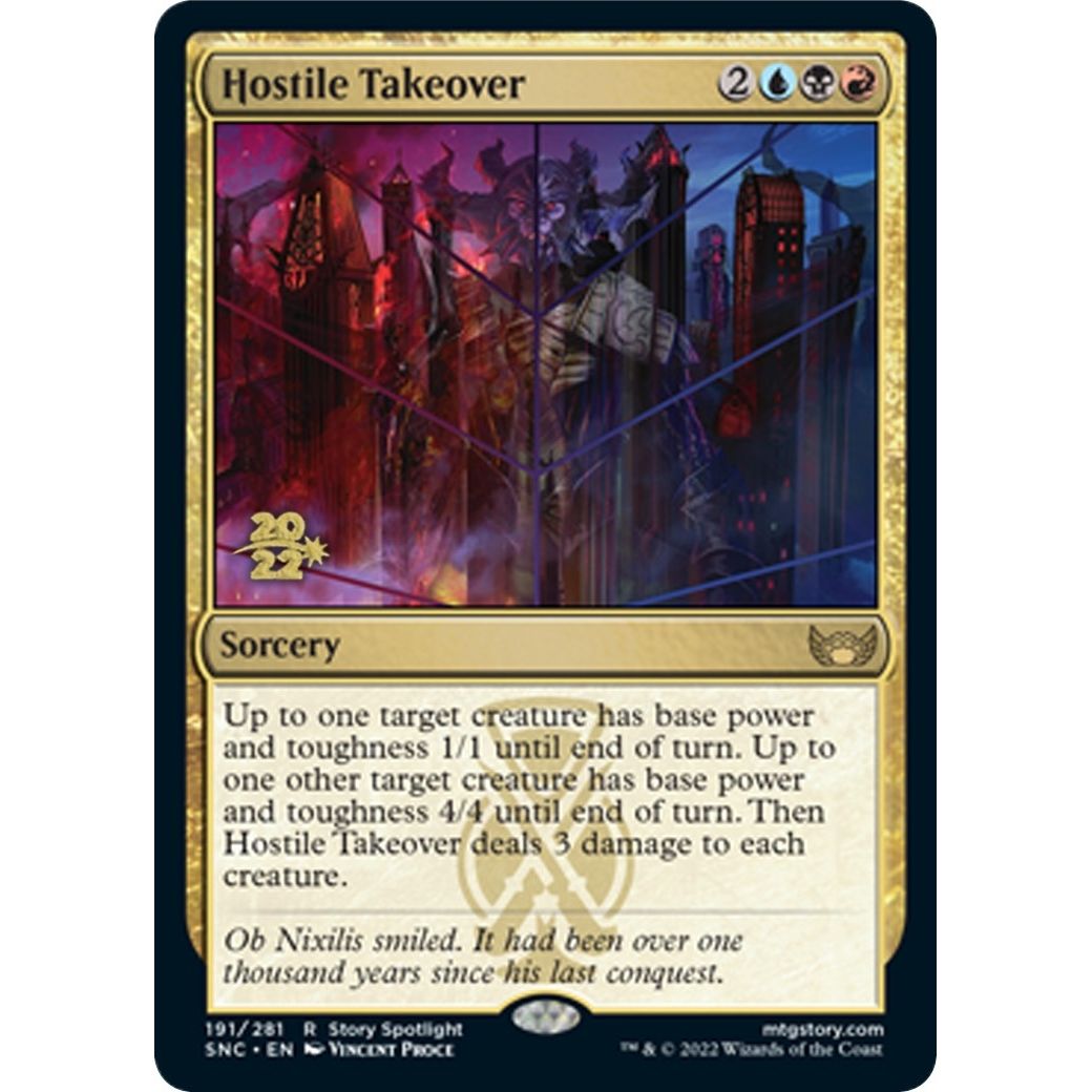 Image for Hostile Takeover (191) (PRE) - Magic: The Gathering