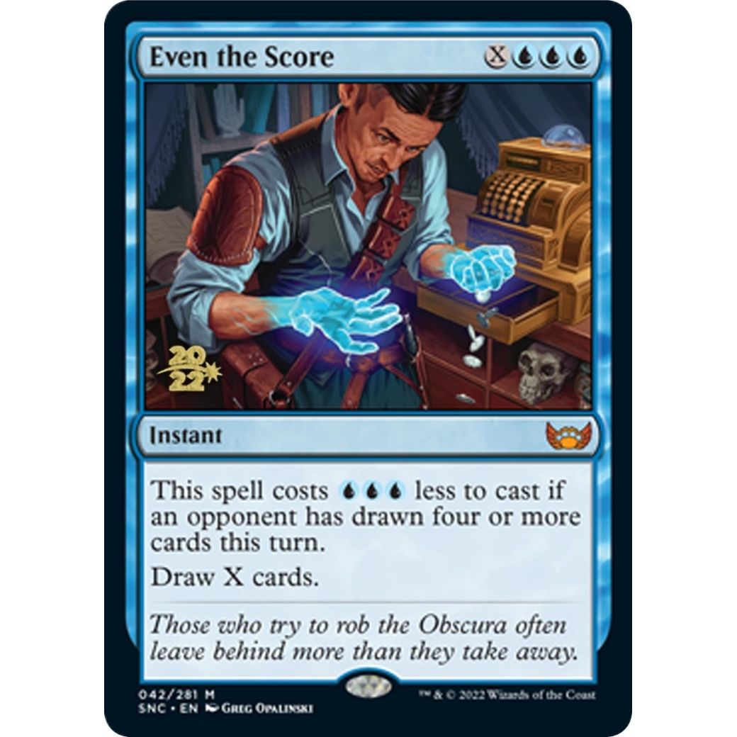 Image for Even the Score (42) (PRE) - Magic: The Gathering