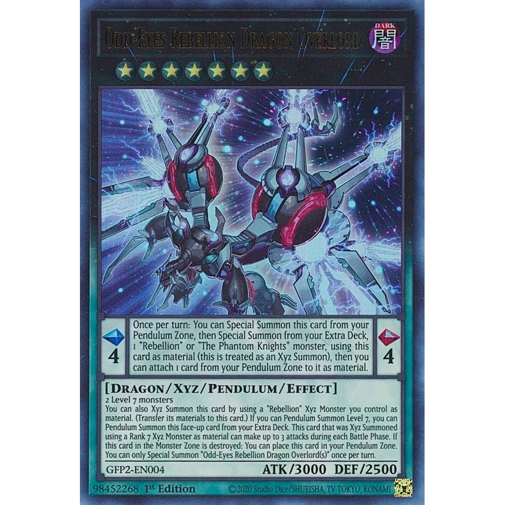 Image for Odd-Eyes Rebellion Dragon Overlord (GFP2-EN004) (GFP2) - YuGiOh