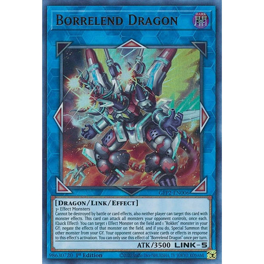 Image for Borrelend Dragon (GFP2-EN006) (GFP2) - YuGiOh