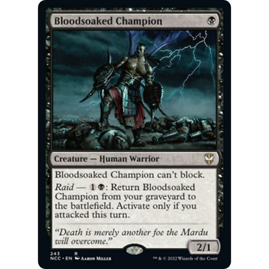 Image for Bloodsoaked Champion (243) (NCC) - Magic: The Gathering