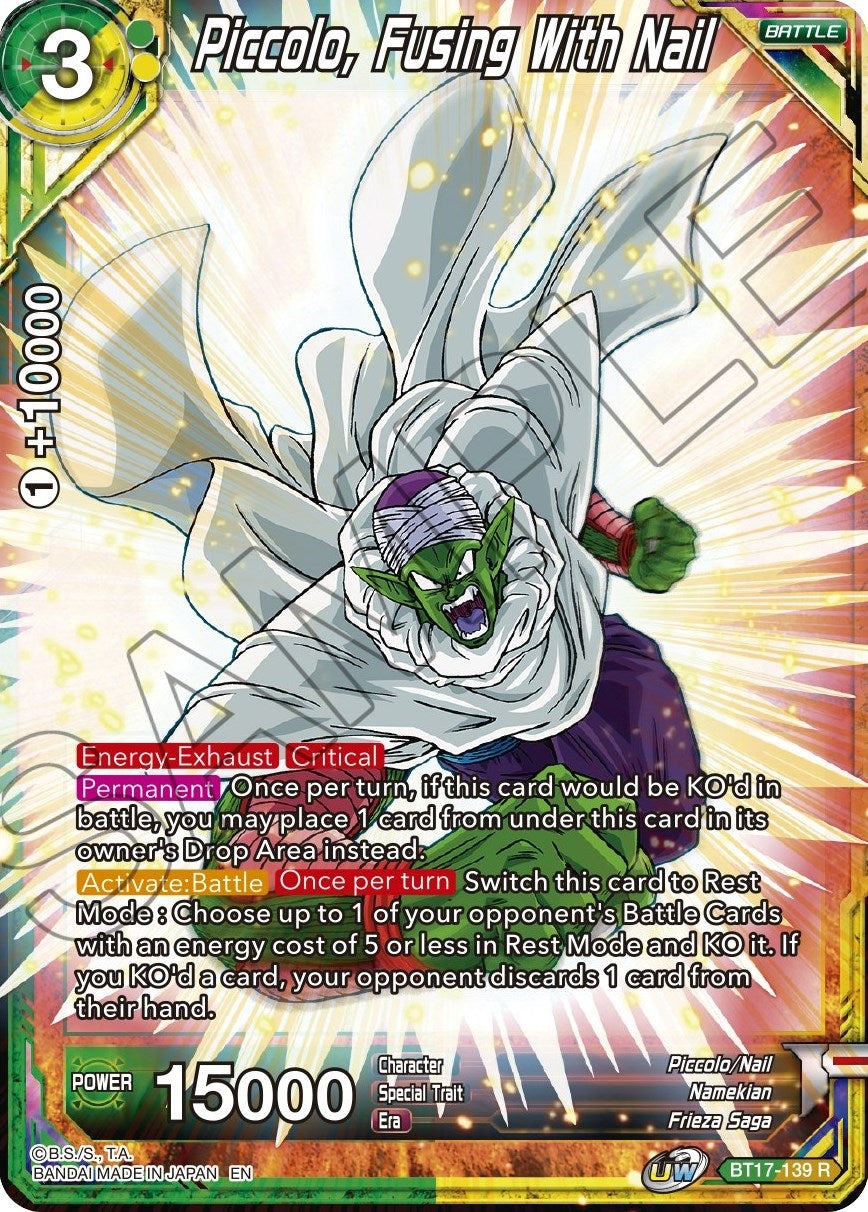 Image for Piccolo, Fusing With Nail (BT17-139) (DBS-B17) - Dragon Ball Super: Masters