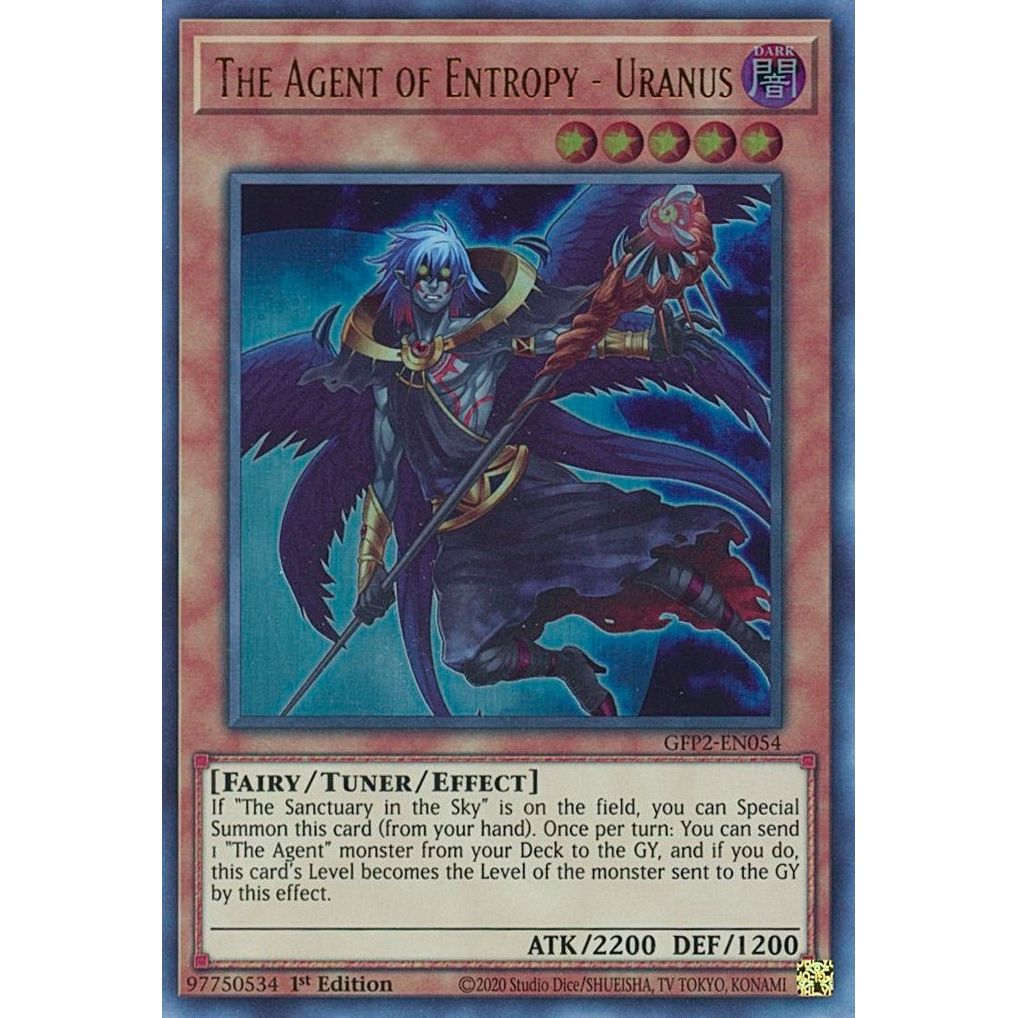Image for The Agent of Entropy - Uranus (GFP2-EN054) (GFP2) - YuGiOh
