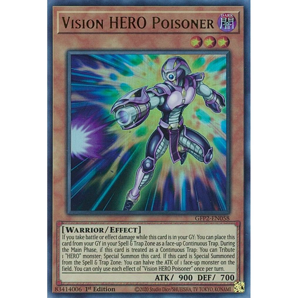 Image for Vision HERO Poisoner (GFP2-EN058) (GFP2) - YuGiOh