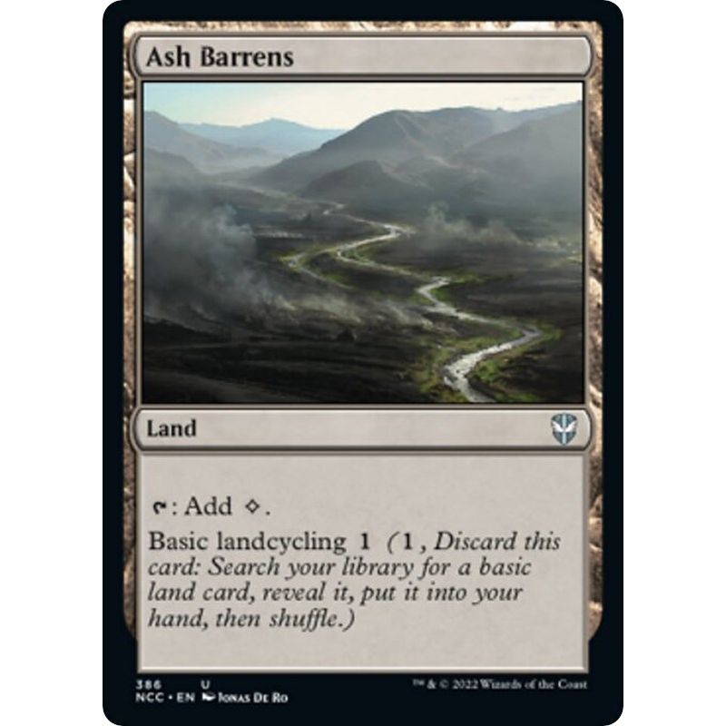 Image for Ash Barrens (386) (NCC) - Magic: The Gathering