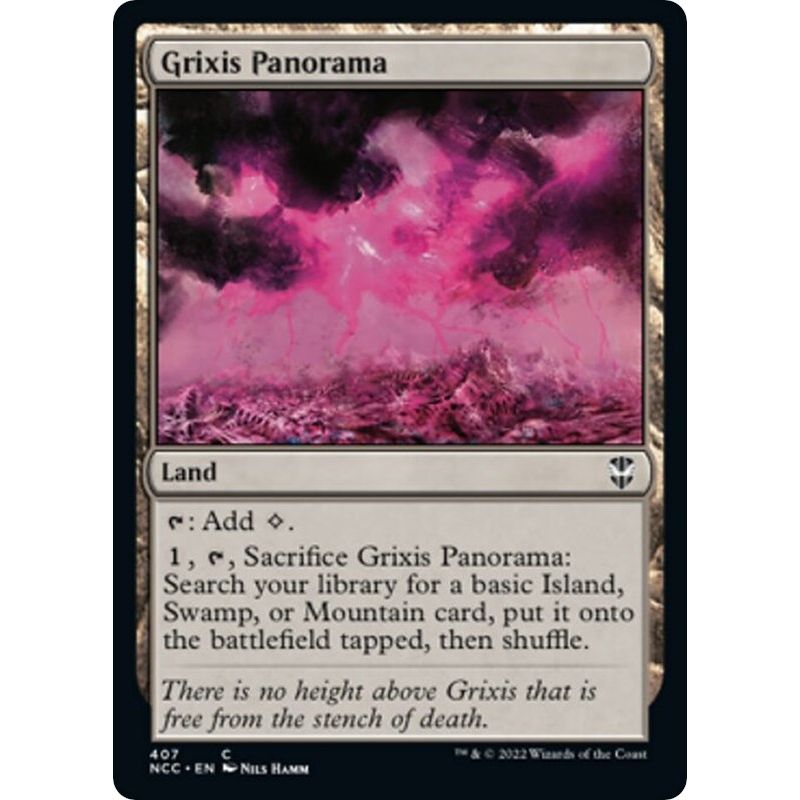 Image for Grixis Panorama (407) (NCC) - Magic: The Gathering